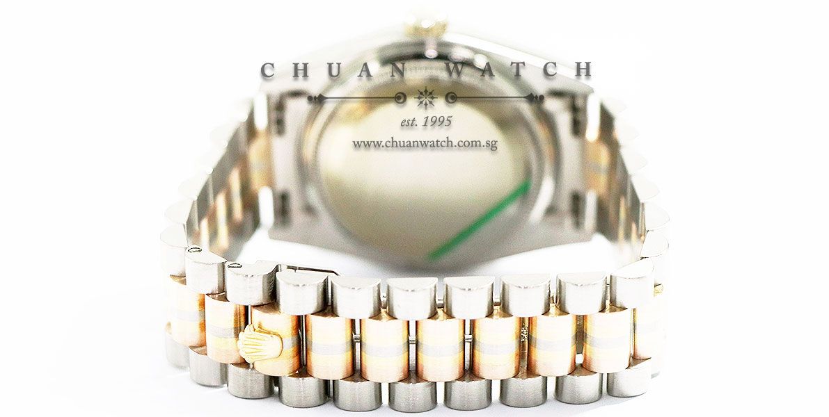 Rolex Day-Date President Tridor 36mm 18039BIC Salmon Roman - Discontinued - Image 4