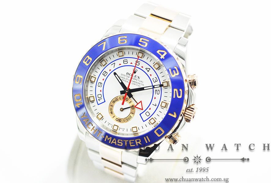 Rolex Yacht-Master II Two-Tone 44mm 116681 - Discontinued Dial - Image 2