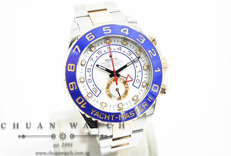Rolex Yacht-Master II Two-Tone 44mm 116681 - Discontinued Dial - Image 3