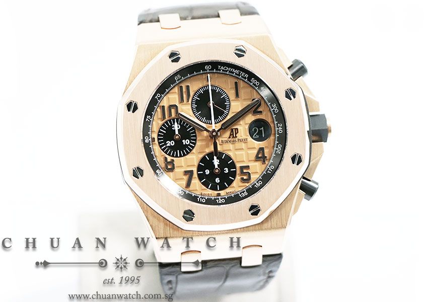 Audemars Piguet Royal Oak Offshore Rose Gold 42mm 26470OR - Discontinued Dial - Image 3