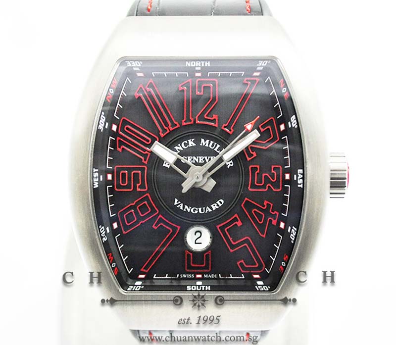 Franck Muller Vanguard Titanium Red Ergal V 45 SC DT TT BR ER