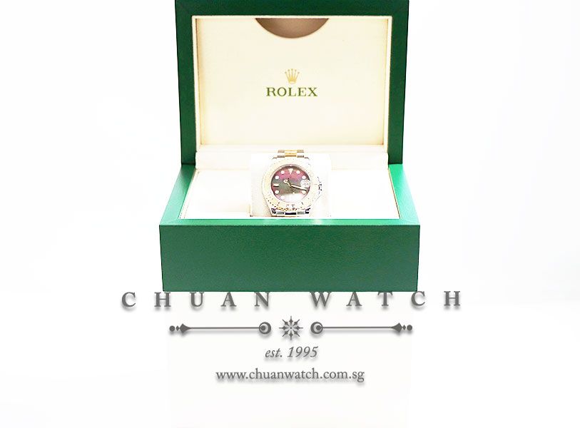 Rolex Midsize Yacht-Master Two-Tone 35mm 168623 Black MOP Index - Discontinued - Image 5