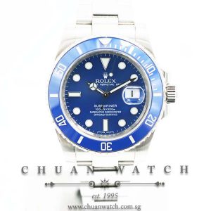 Rolex Submariner White Gold Smurf 116619LB