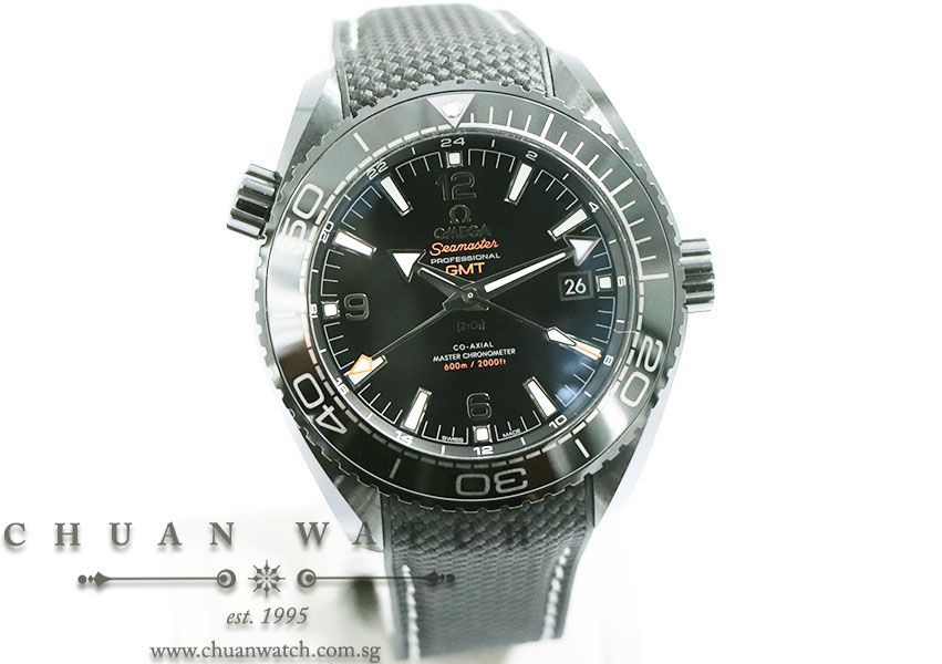 Omega Seamaster Planet Ocean 600M Co-Axial Master Chronometer GMT Ceramic Deep Black 45.5mm 215.92.46.22.01.001 - Image 3