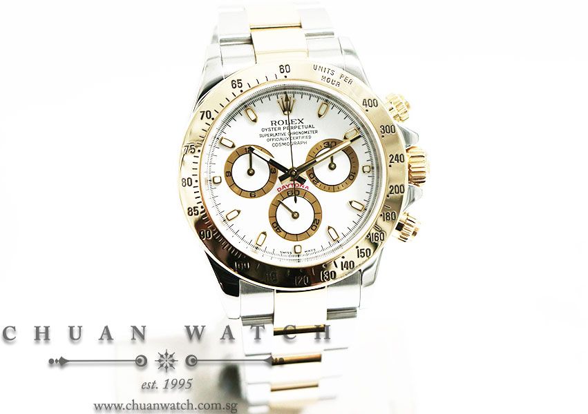 Rolex Cosmograph Daytona Two-Tone 116523 White Index - Discontinued Reference - Image 3