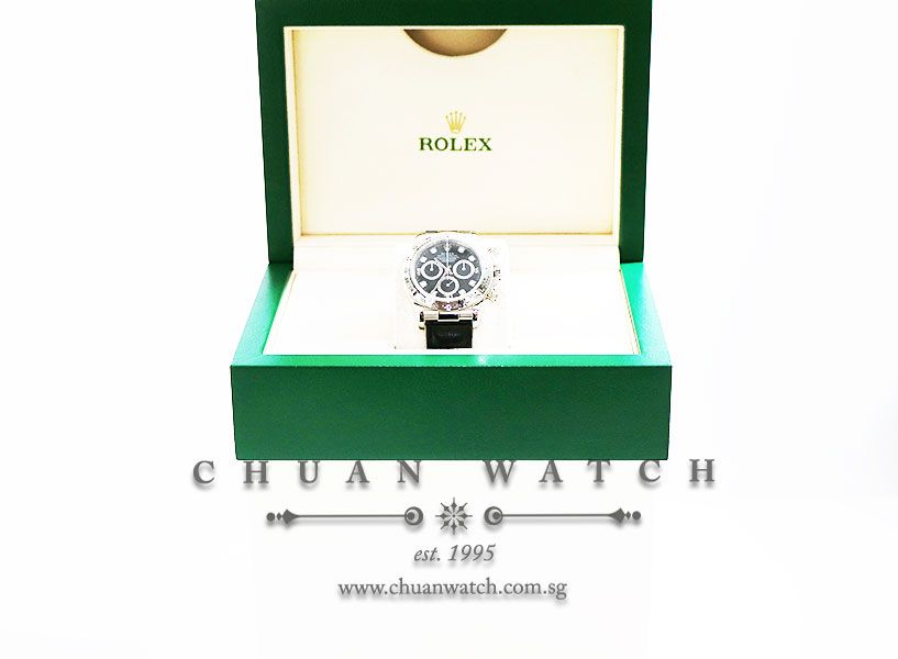 Rolex Cosmograph Daytona White Gold 116519 Black Diamonds - Discontinued - Image 5