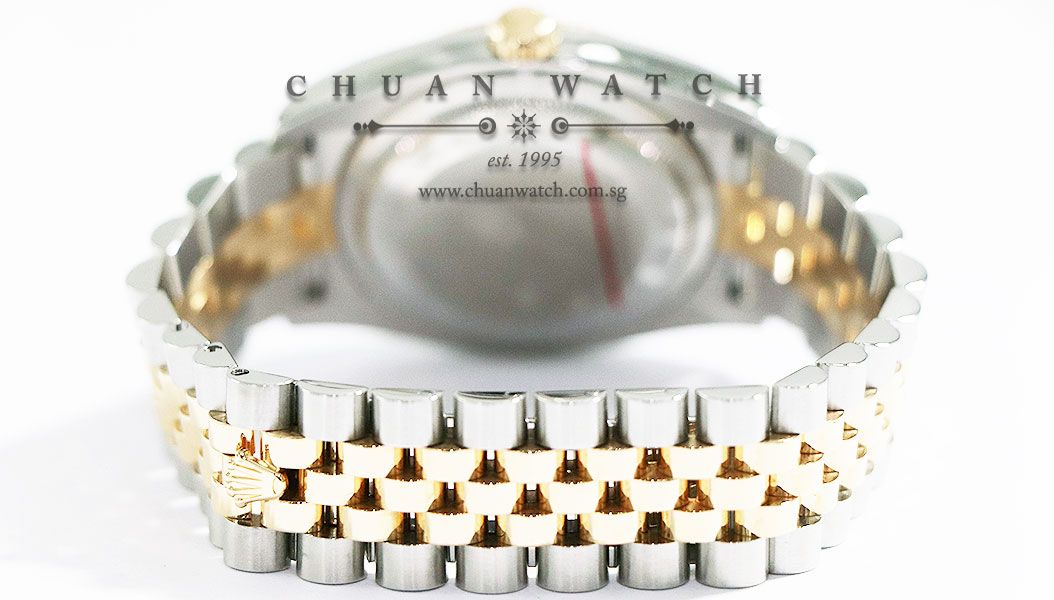 Rolex Gents DateJust Two-Tone 36mm 116233 Silver Sunburst Diamonds - Discontinued - Image 4
