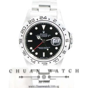 Rolex Explorer II Transitional 40mm 16550 Black - Discontinued