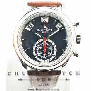 Patek Philippe Annual Calendar Flyback Chronograph White Gold 40.5mm 5960/01G-001
