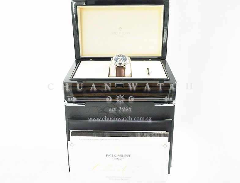 Patek Philippe Annual Calendar Flyback Chronograph White Gold 40.5mm 5960/01G-001 - Image 5