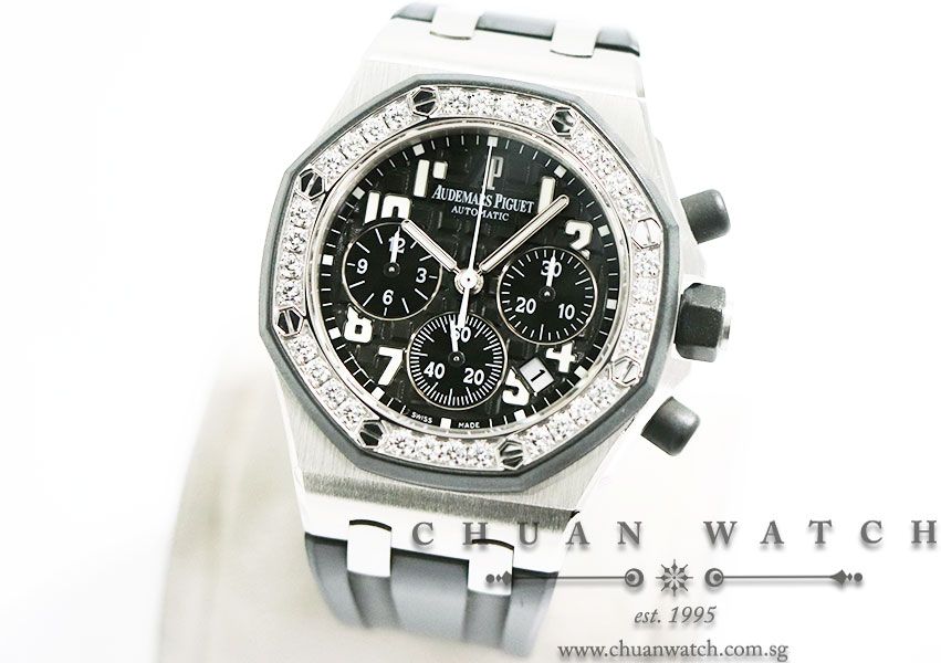 Audemars Piguet Ladies Royal Oak Offshore 37mm 26048SK Black - Discontinued - Image 2