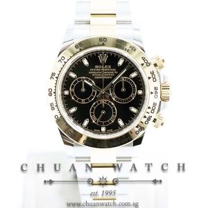 Rolex Cosmograph Daytona Two-Tone 116503 Black Index
