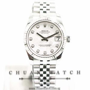 Rolex Boys DateJust 31mm 178274 Meteorite Diamonds