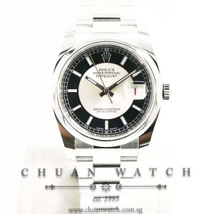 Rolex Gents DateJust 36mm 116200 Silver Tuxedo - Discontinued