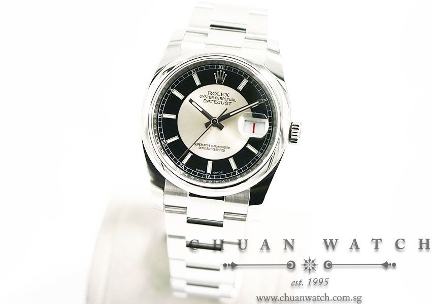 Rolex Gents DateJust 36mm 116200 Silver Tuxedo - Discontinued - Image 2