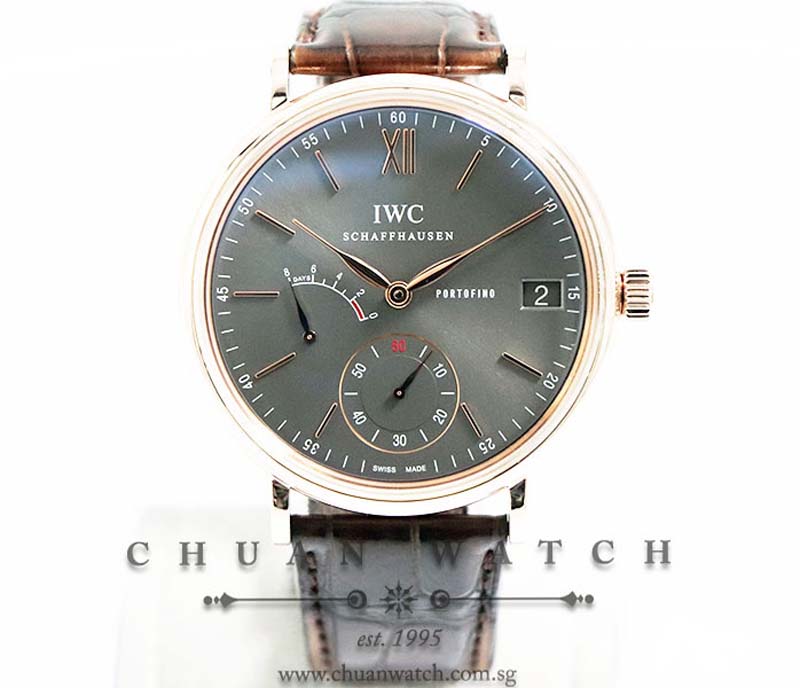 IWC Portofino Hand-Wound 8-Days Rose Gold 45mm IW510104