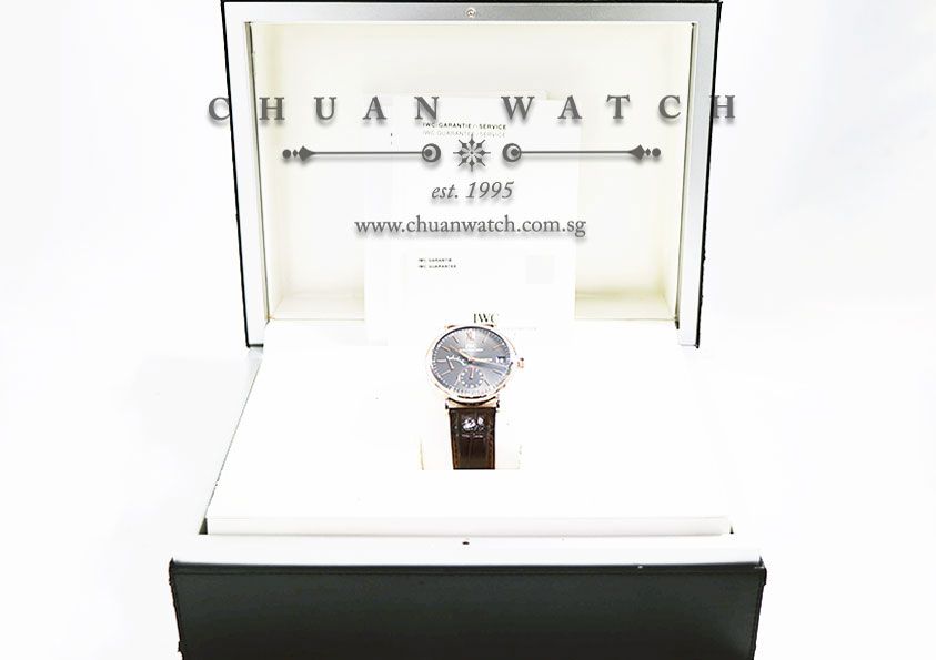 IWC Portofino Hand-Wound 8-Days Rose Gold 45mm IW510104 - Image 5