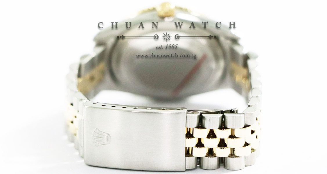 Rolex Vintage Gents DateJust Turn-O-Graph Two-Tone 36mm 1625 Silver Sunburst Index - Discontinued - Image 4