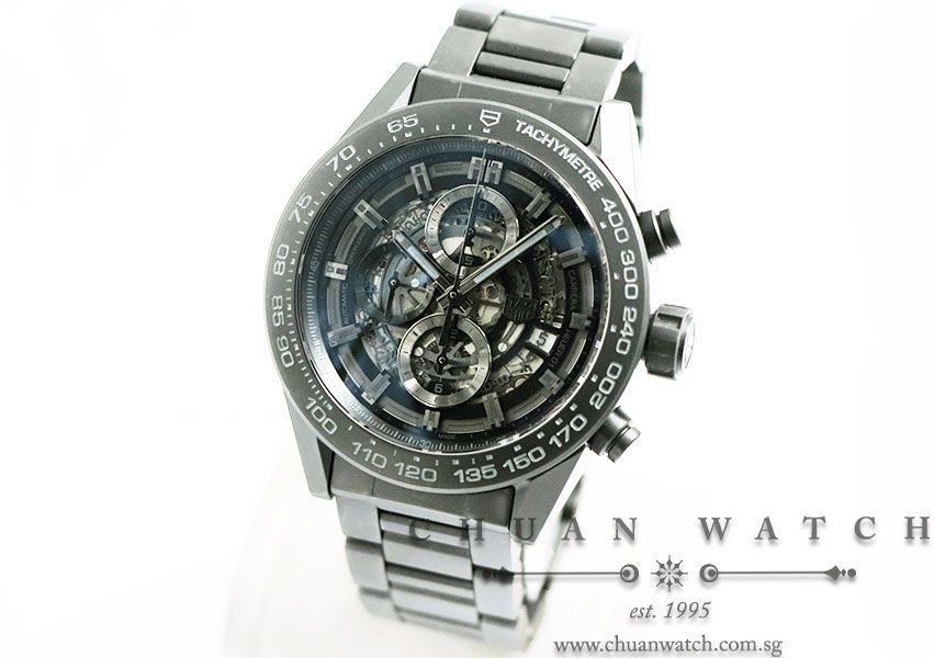 Tag Heuer Carrera Calibre HEUER 01 Black Ceramic 45mm CAR2A91 - Image 2