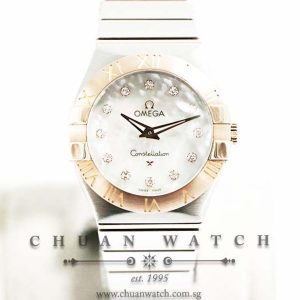 Omega Midsize Constellation Quartz Two-Tone 27mm 123.20.27.60.55.001 - Discontinued