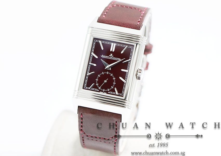 Jaeger-LeCoultre Reverso Tribute Small Seconds Boutique Exclusive Red Burgundy Q397846J - Image 2