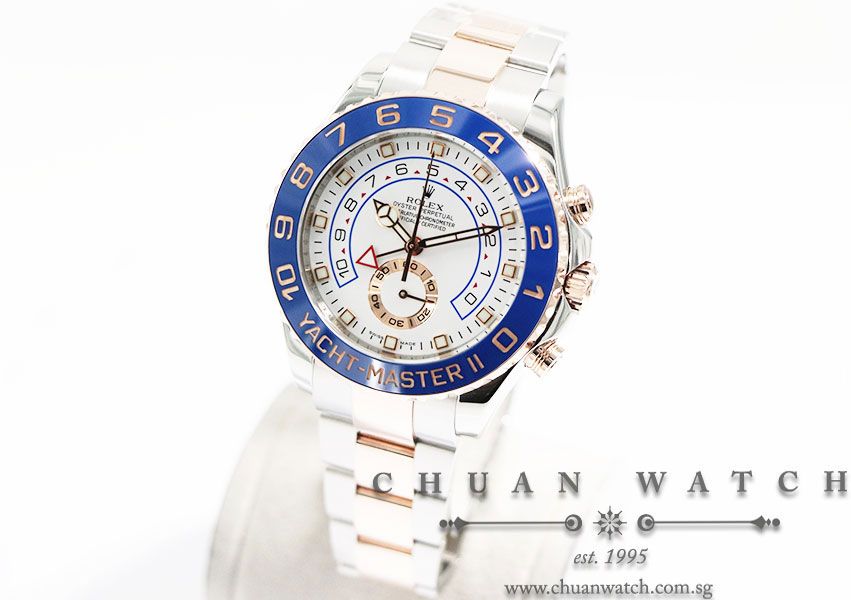 Rolex Yacht-Master II Two-Tone 44mm 116681 - Discontinued Dial - Image 2