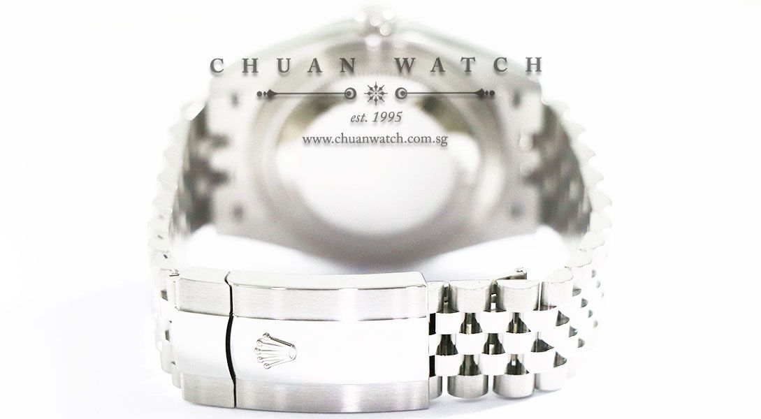Rolex DateJust 41 126300 Blue Sunburst Index - Image 4