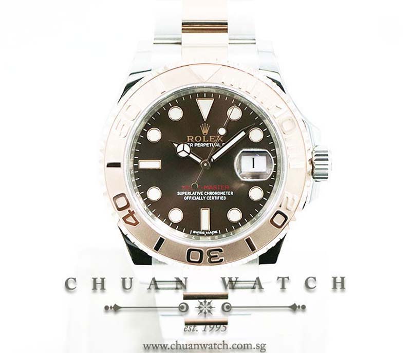 Rolex Gents Yacht-Master Two-Tone 40mm 116621 Chocolate Sunburst - Discontinued Reference