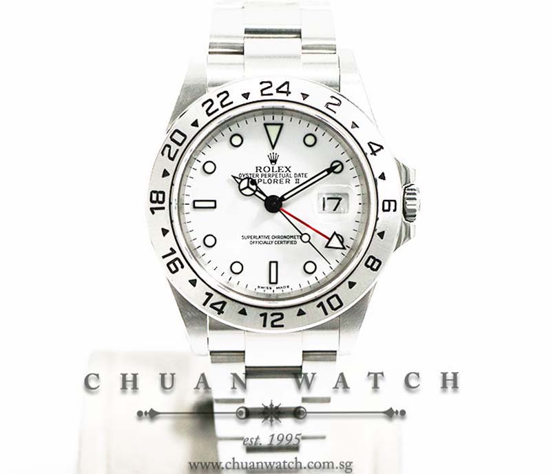 Rolex Explorer II 40mm 16570 Polar White - Discontinued