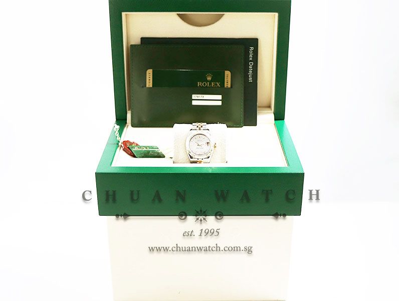 Rolex Ladies DateJust Two-Tone 26mm 179173 Meteorite Diamonds - Discontinued - Image 5
