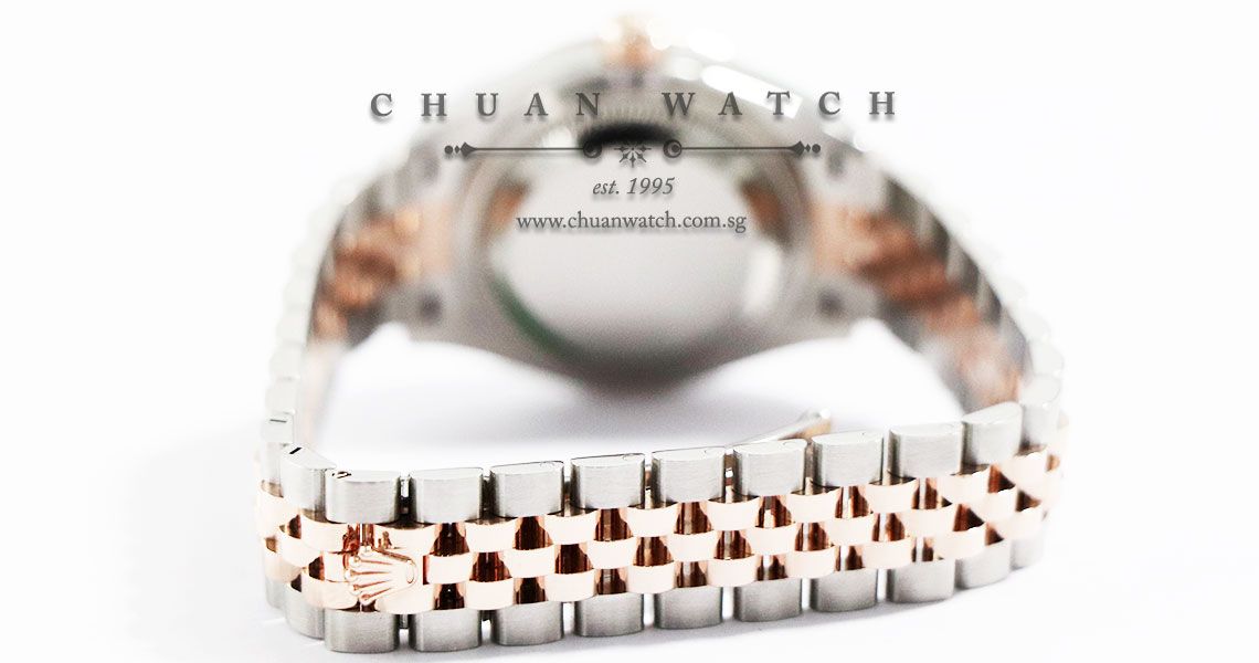 Rolex Lady-DateJust 28 Two-Tone 279171 Sundust IX Diamonds - Image 4
