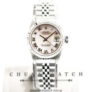 Rolex Ladies DateJust 26mm 69174 Pink MOP Roman - Discontinued