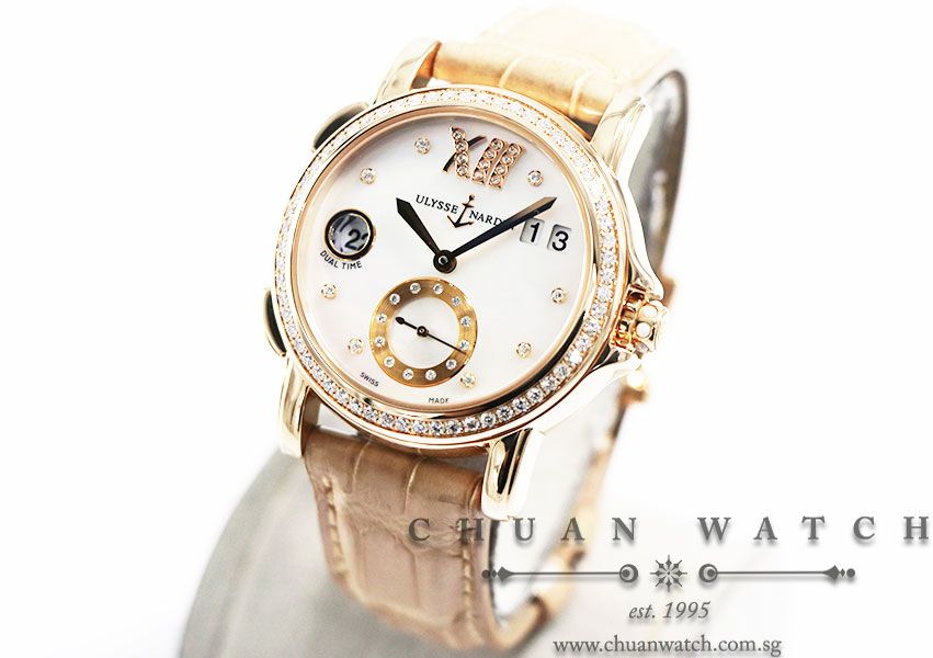 Ulysse Nardin Lady Dual Time GMT Big-Date Rose Gold 37mm 246-22 - Image 2
