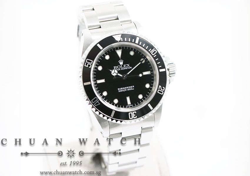 Rolex Submariner No-Date 2-Liner Swiss Only 14060 - Discontinued - Image 3