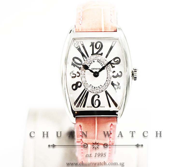 Franck Muller Ladies Cintree Curvex Relief Quartz 7502 QZ REL V-R CD 1R - Discontinued