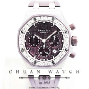 Audemars Piguet Ladies Royal Oak Offshore 37mm 26048SK Plum - Discontinued