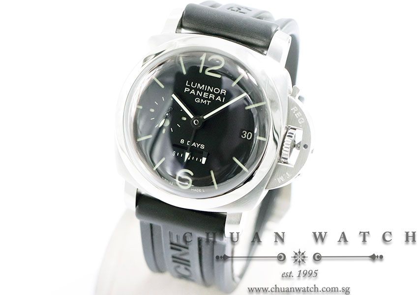 Panerai Luminor 1950 8-Days GMT 44mm Pam 233 J - Discontinued Dot Dial - Image 2