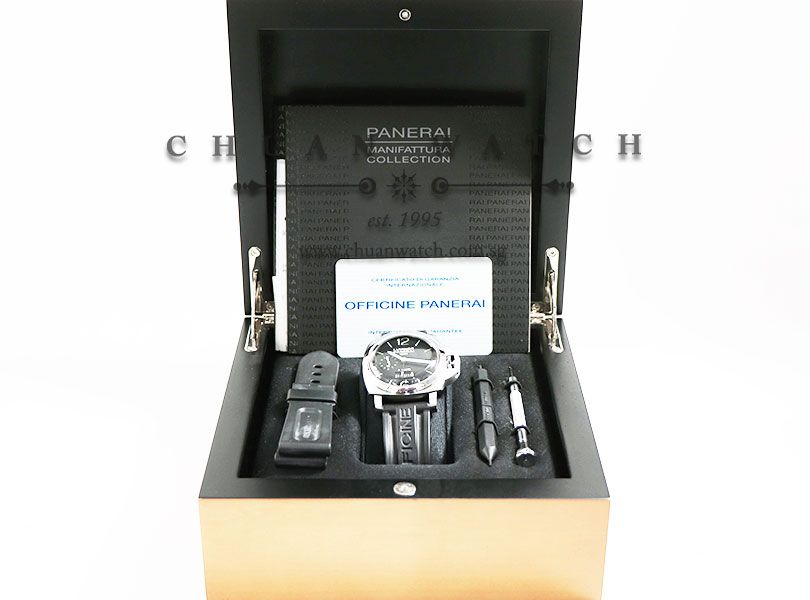 Panerai Luminor 1950 8-Days GMT 44mm Pam 233 J - Discontinued Dot Dial - Image 5