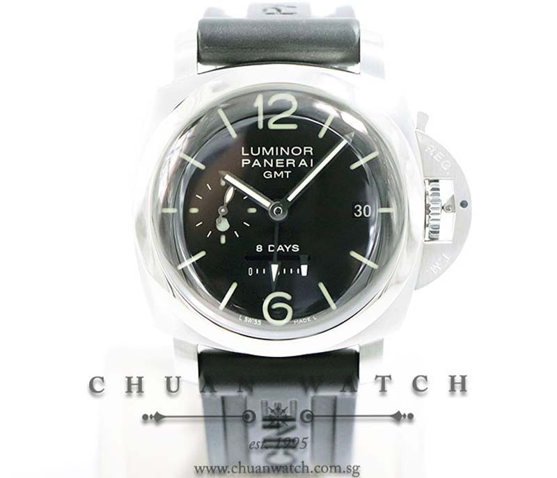 Panerai Luminor 1950 8-Days GMT 44mm Pam 233 J - Discontinued Dot Dial