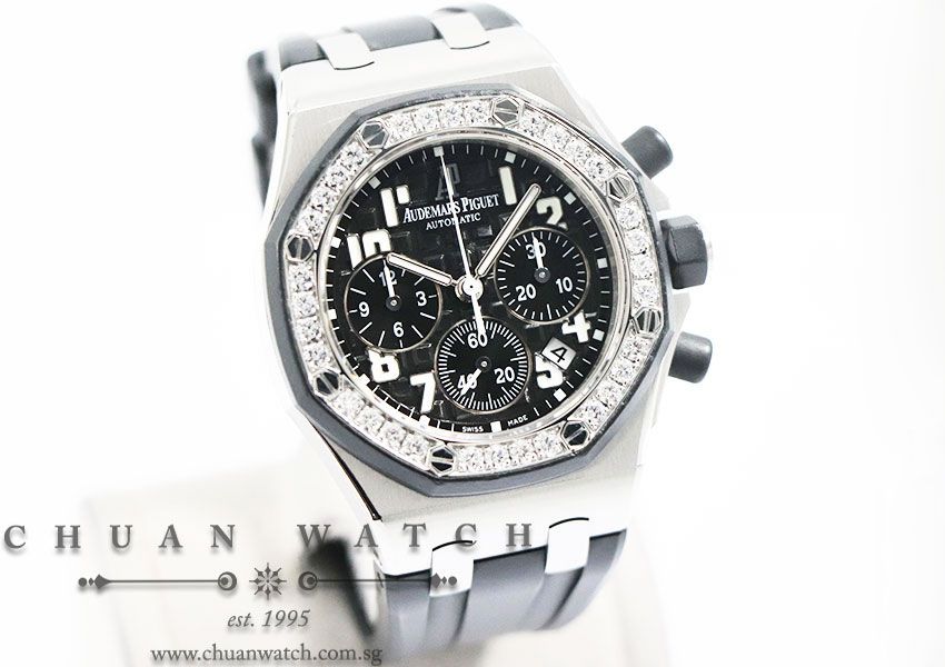 Audemars Piguet Ladies Royal Oak Offshore 37mm 26048SK Black - Discontinued - Image 3
