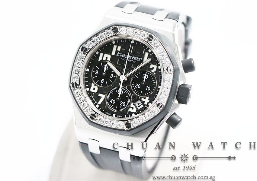 Audemars Piguet Ladies Royal Oak Offshore 37mm 26048SK Black - Discontinued - Image 2