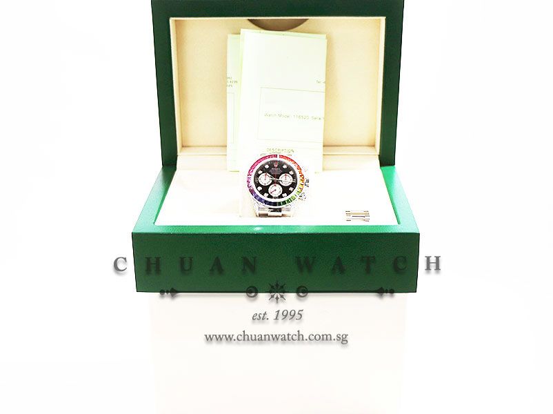 Rolex Cosmograph Daytona Rainbow Custom-Set 116520 - Image 5