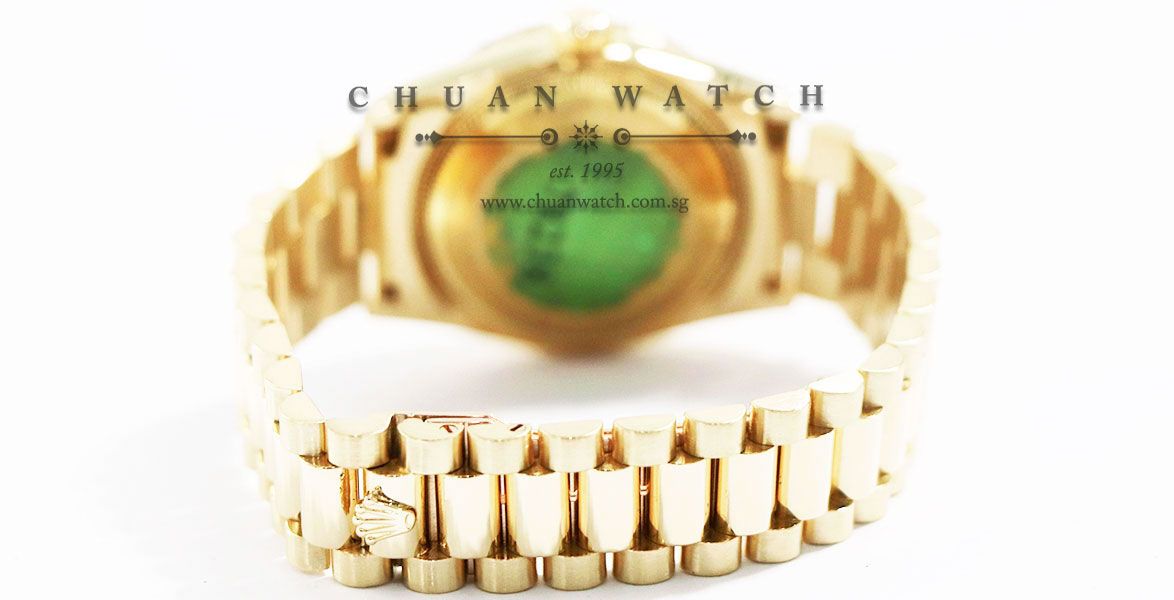 Rolex Boys DateJust President Yellow Gold 31mm 78238 White MOP Diamonds - Discontinued - Image 4