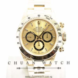 Rolex Cosmograph Zenith Daytona Yellow Gold 16528 Champagne Index - Discontinued