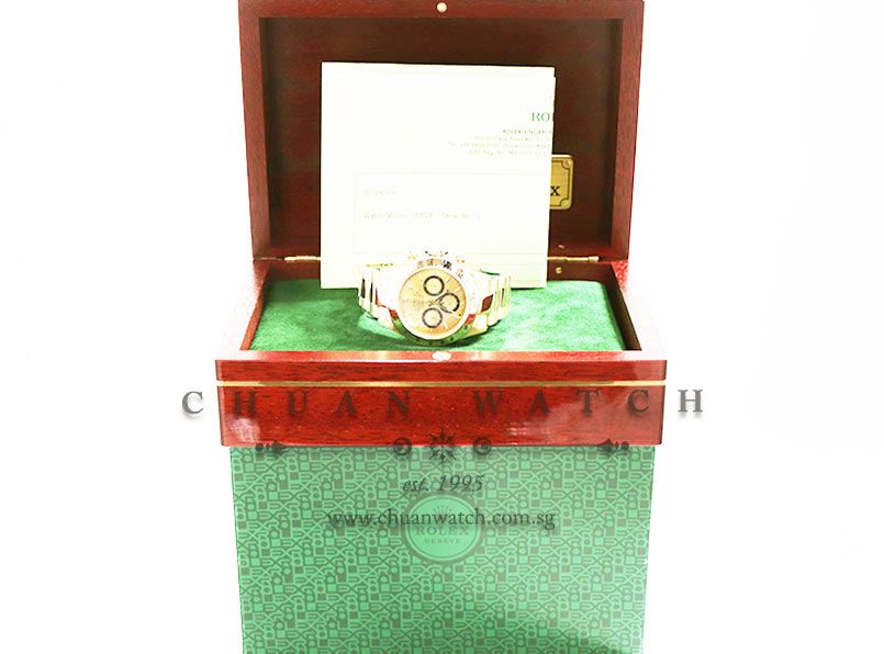 Rolex Cosmograph Zenith Daytona Yellow Gold 16528 Champagne Index - Discontinued - Image 5