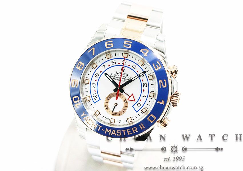 Rolex Yacht-Master II Two-Tone 44mm 116681 - Discontinued Dial - Image 2