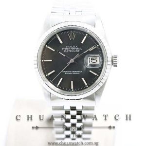 Rolex Vintage Gents DateJust 36mm 1603 Matt Black Index - Discontinued
