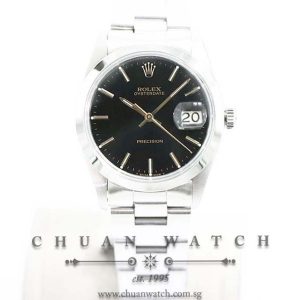 Rolex Vintage Oysterdate Precision 34mm 6694 Black Index (Reconditioned) - Discontinued
