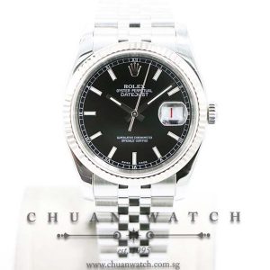 Rolex Gents DateJust 36mm 116234 Black Index - Discontinued
