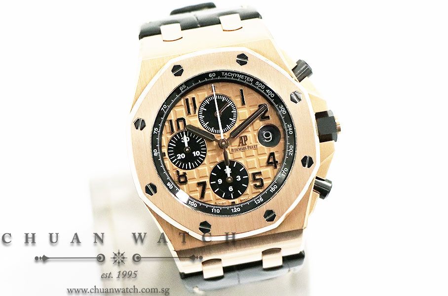 Audemars Piguet Royal Oak Offshore Rose Gold 42mm 26470OR - Discontinued Dial - Image 3